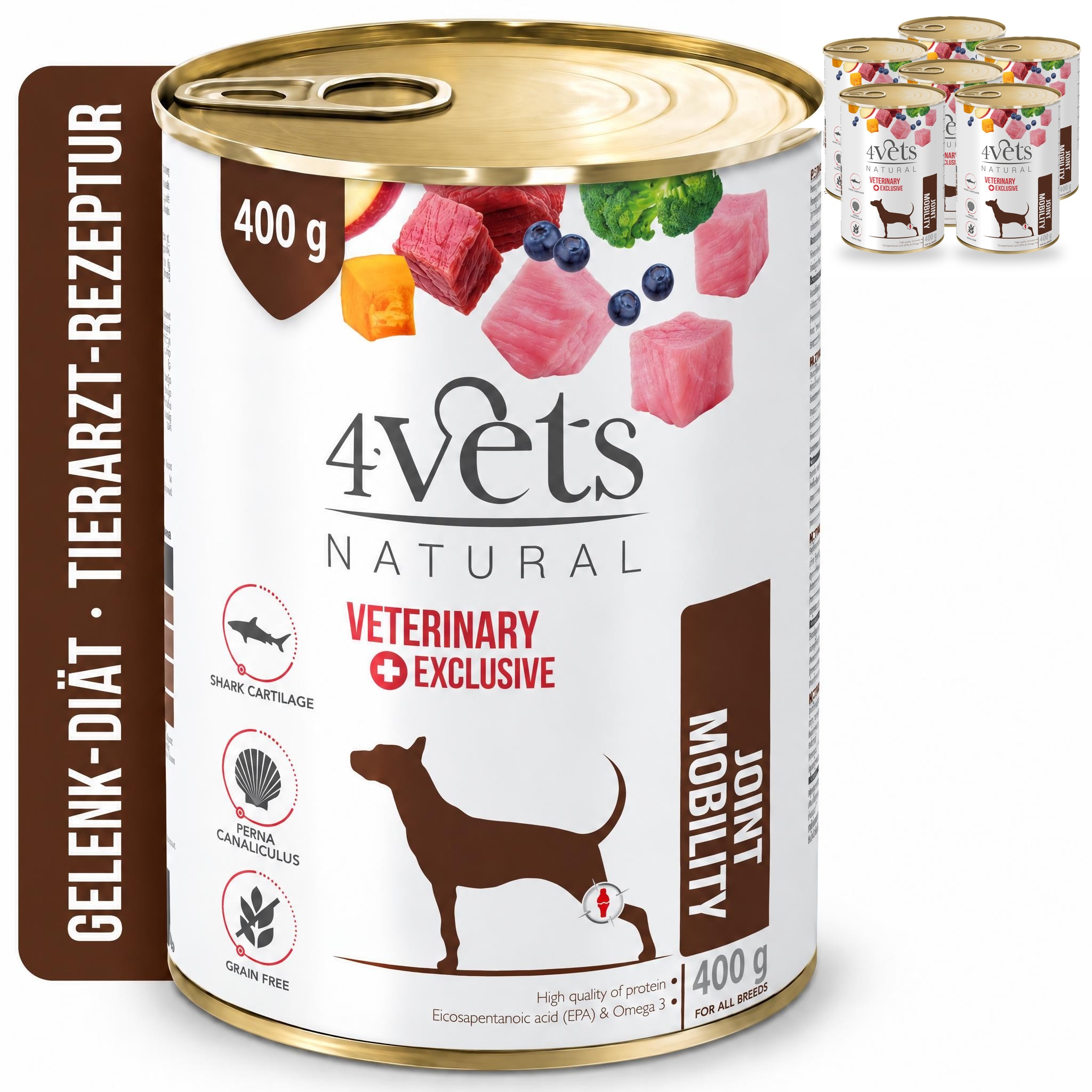 4Vets Joint Mobility 400g - 6er Pack