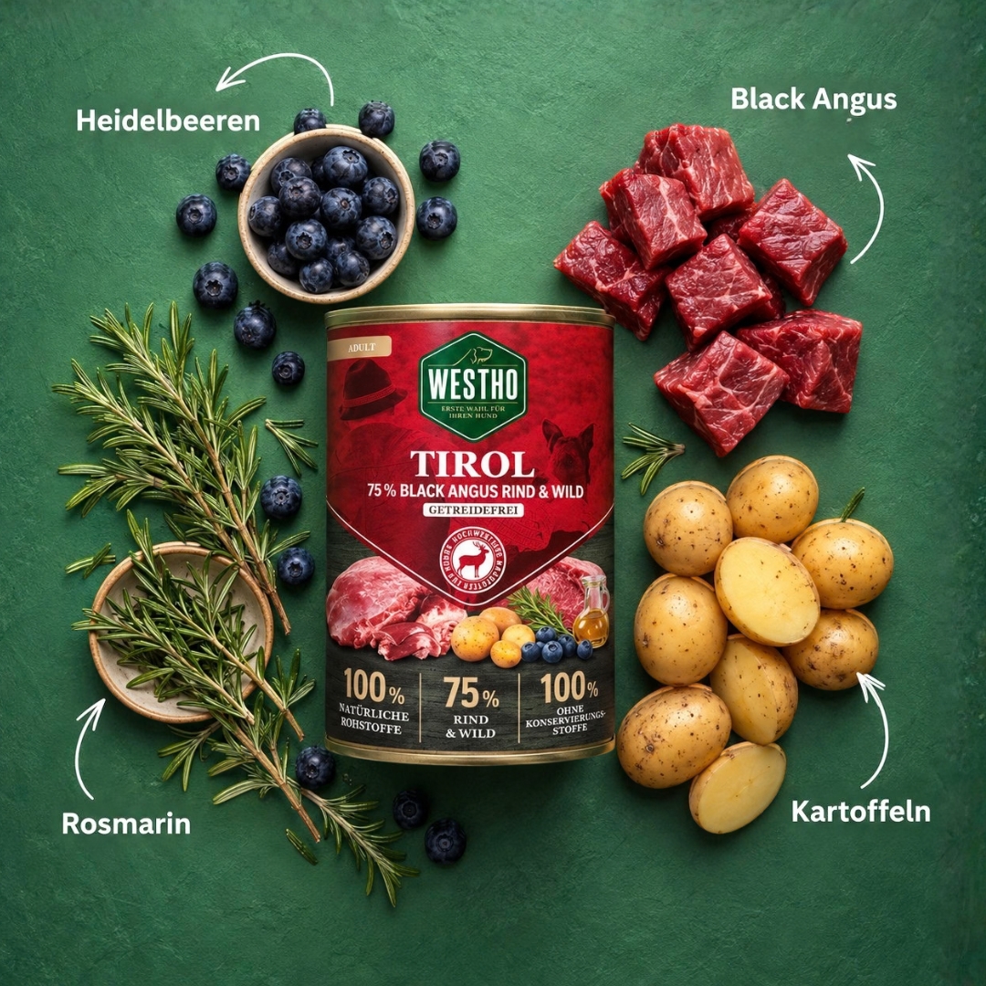 Tirol 800g (mit 75 % Black Angus Rind & Wild)