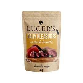 Luger's Daily Pleasures Nassfutter für Katzen mit Entenherzen 10 x 85 g
