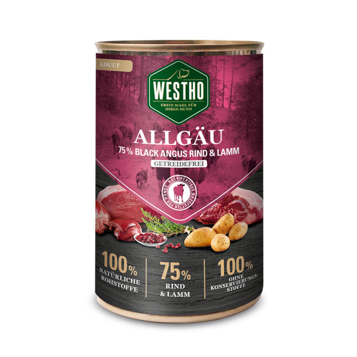 Allgäu 400g (mit 75 % Black Angus Rind & Weidelamm) - 6er Pack